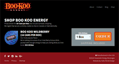 Desktop Screenshot of bookooenergydrink.com